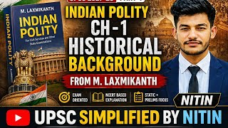 Indian Polity from M.Laxminkanth||Chapter-1 Historical background(Part-1)for upsc pre 2027-28#upsc 