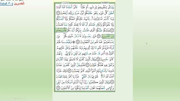 روابط الوجه الثالث من سورة فصلت