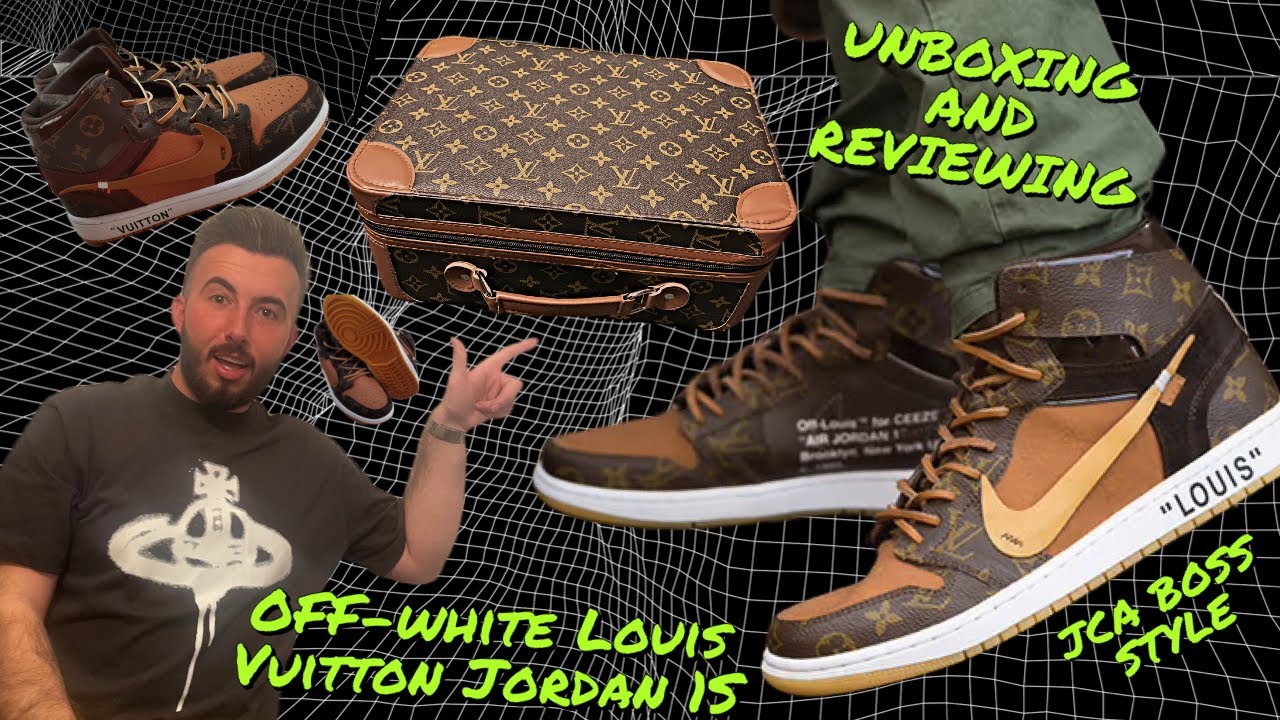 Unboxing INSANE Louis Vuitton x Off-White x Air Jordan 1 Customs