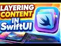 📱Layering content | SwiftUI | Swift | iOS | India 🇮🇳