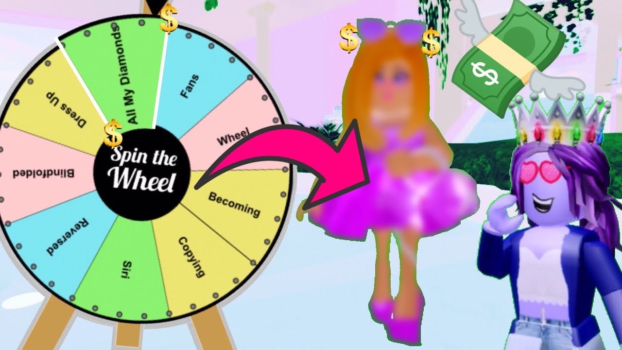 The Wheel Made Me Spend All My Diamonds On This Outfit Royale High Challenge Youtube - the wheel of fortune fans group home roblox