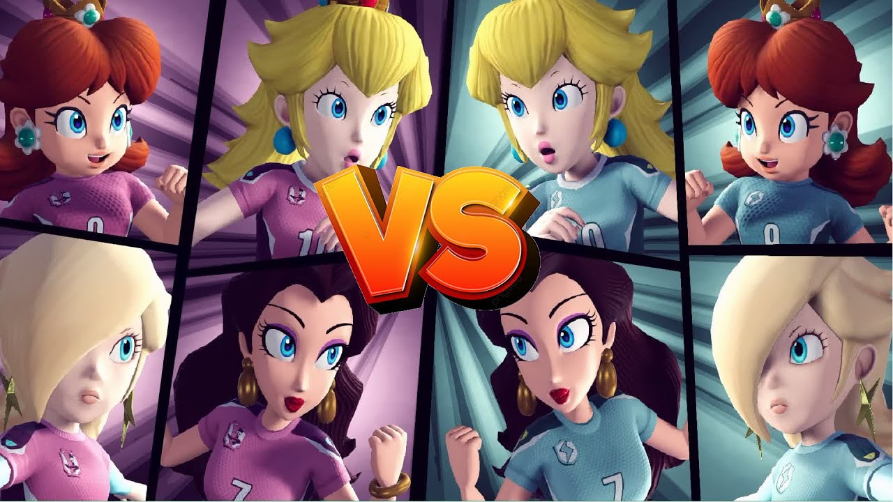 Mario Strikers Battle League #111 - Girls vs Girls clones