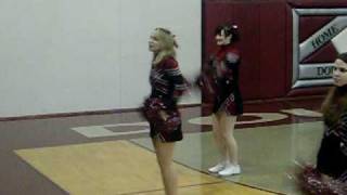 2010 Douglas High School Cheerleaders at Basketball game