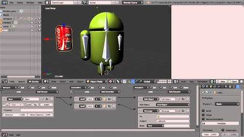 How to Make a Walk Around Collecting Game (Google Android Collecting Coke Cans) Blender Tutorial