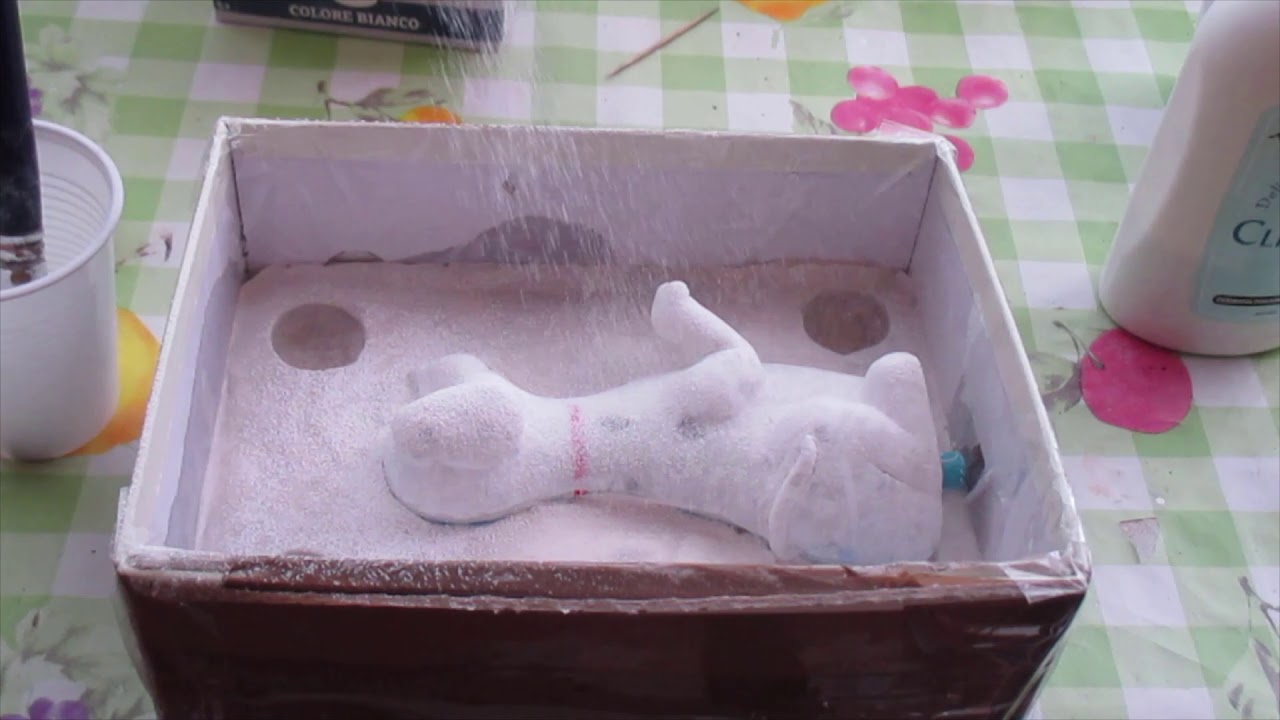 COME FARE IL CALCO IN GESSO DI UN CAGNOLINO - Tutorial
