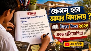 How My Ideal School Should Be Essay | Kemon Habe Amar Vidyalaya @EkPrithibi2 screenshot 1