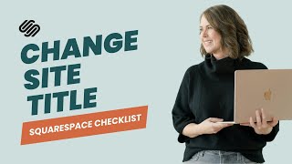 Squarespace Site Title: Beginner Tutorial