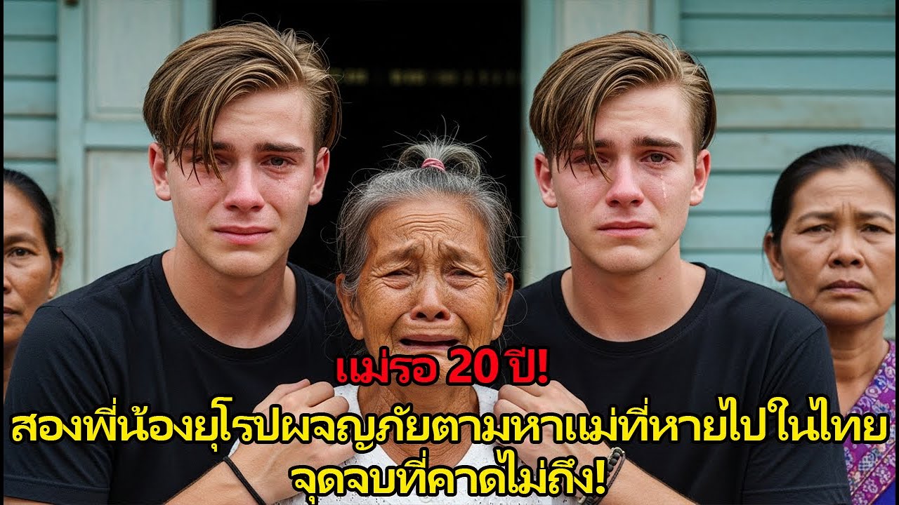 แม่รอ 20 ปี! 😭 สองพี่น้องยุโรปผจญภัยตามหาแม่ที่หายไปในไทย จุดจบที่คาดไม่ถึง!