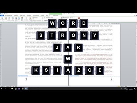 Wideo: Jak Zrobić Układ Książki W Microsoft Word