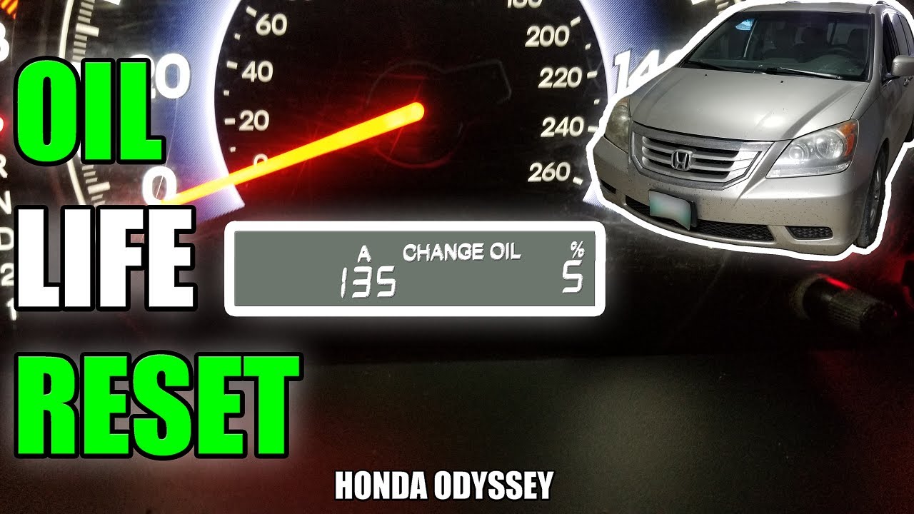 oil life reset honda odyssey 2005 (espanol) - YouTube