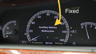 How to replace Auxiliary battery on a Mercedes S550 (w221).   #w221 #mercedes