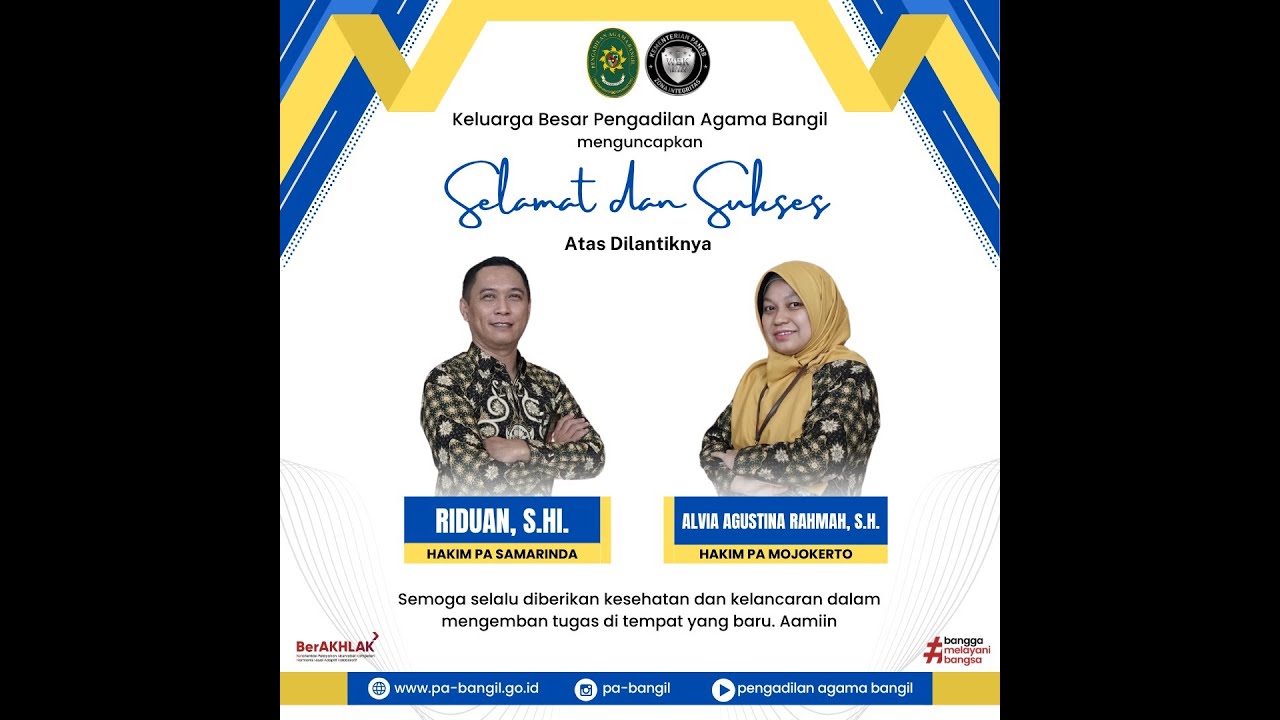 Perpisahan YM Ridwan dan YM Alvia