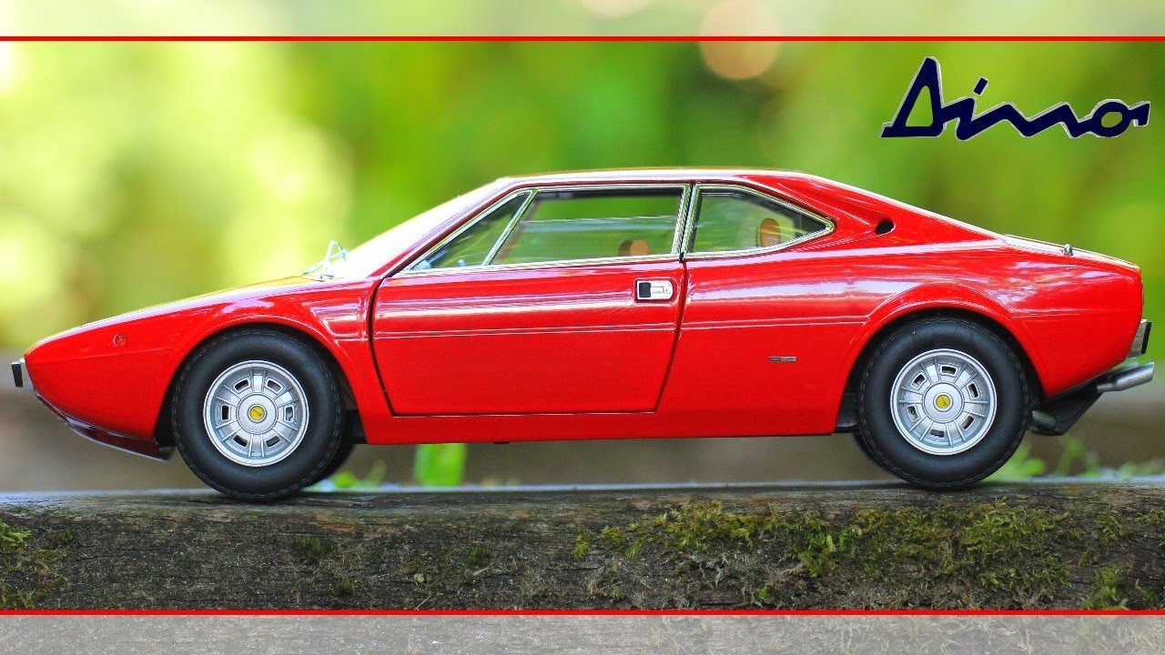 Dino 308 GT4 1973 (Hot Wheels Elite) 1/18 - YouTube