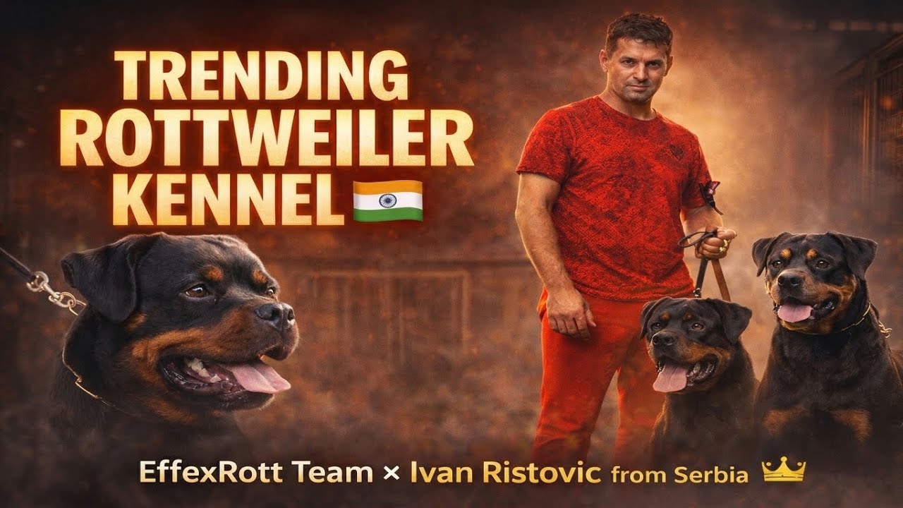 Ivan Rott Trending #1 Rottweilers of India🇮🇳!EFFEX ROTTS KENNEL TEAM WITH ...