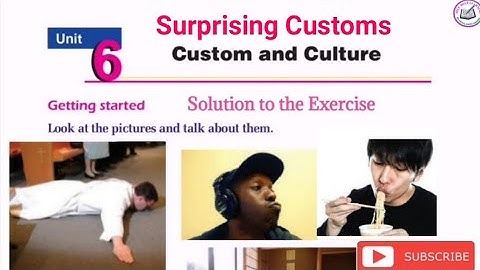 Class 9 || Unit 6 || Surprising Customs || Solution to the Exercise || by ranjit sir