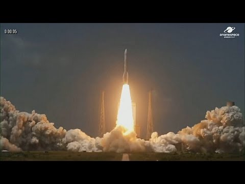 Самая мощная европейская ракета Ariane 64 стартовала со спутниками Amazon