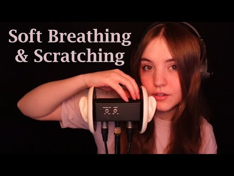ASMR 🩷 Scratching & Breathing 🩷 1 Hour 🩷 No Talking 🩷