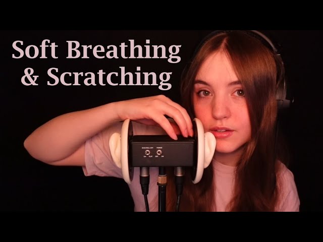ASMR 🩷 Scratching & Breathing 🩷 1 Hour 🩷 No Talking 🩷
