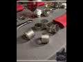 Set of 6 Hammered Silver Tone Metal Napkin Rings Rustic Farmhouse Decor