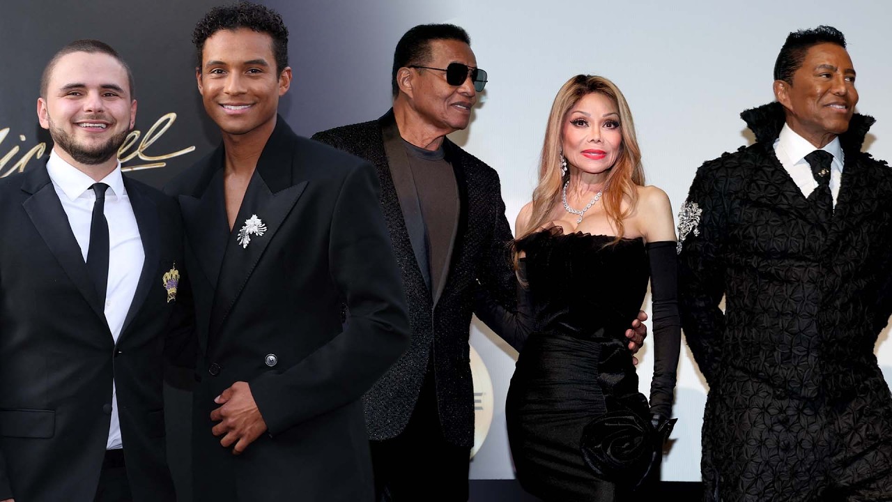 MICHAEL Premiere: Real-Life Jackson Family Steps Out to Support Late Brother's Biopic