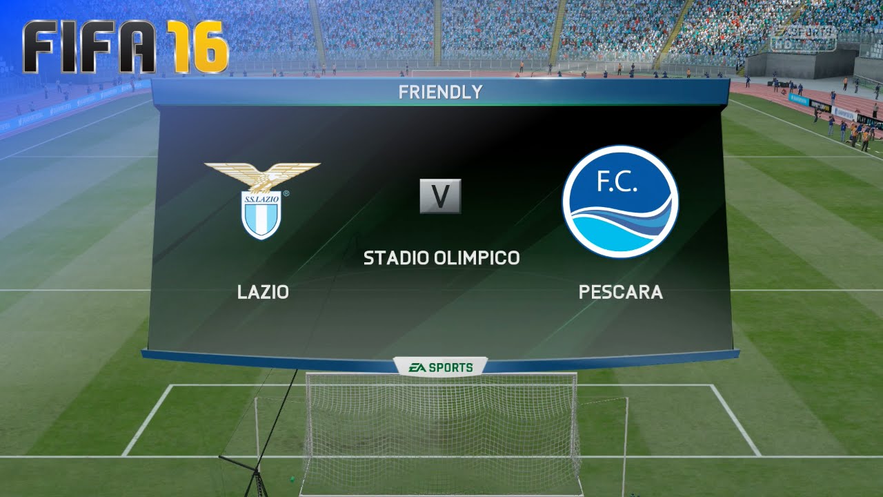 FIFA 16 - Lazio Roma vs. Pescara @ Stadio Olimpico (Season '16/'17)