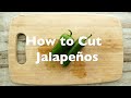 How to cut jalapeos