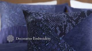 Bebejan Blue Denim Patchwork Comforter Set, Layered Blue Aesthetic for Your Bedroom #newarrival #men screenshot 3