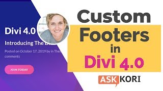Celebrity How to Build Custom Footers in WordPress - Divi 4.0 Wealth