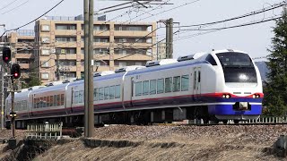 特急しらゆき6号上越妙高行きE653系H204編成　信越本線上り56M