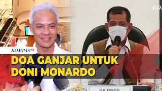 Doa Ganjar Pranowo saat Jenguk Doni Monardo di Rumah Sakit Siloam