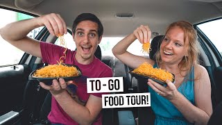 We Did a TAKE-OUT ONLY Food Tour in Cincinnati! - Trying Goetta, Buckeyes and a 3-way 😳