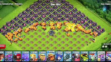 Max Cannon vs Druid & Thrower! | #coc #cannon #video