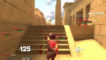 TF2: End of the match with timeshift exploit on the map cp_egypt #2