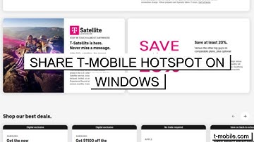 How To Share T Mobile Hotspot On Windows 2025 (HOTSPOT GUIDE)