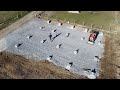 Timber Framed Barn Part 6 Forms Off - Foundation Finished.