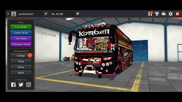bus simulator Indonesia kerala komban bus mod download video