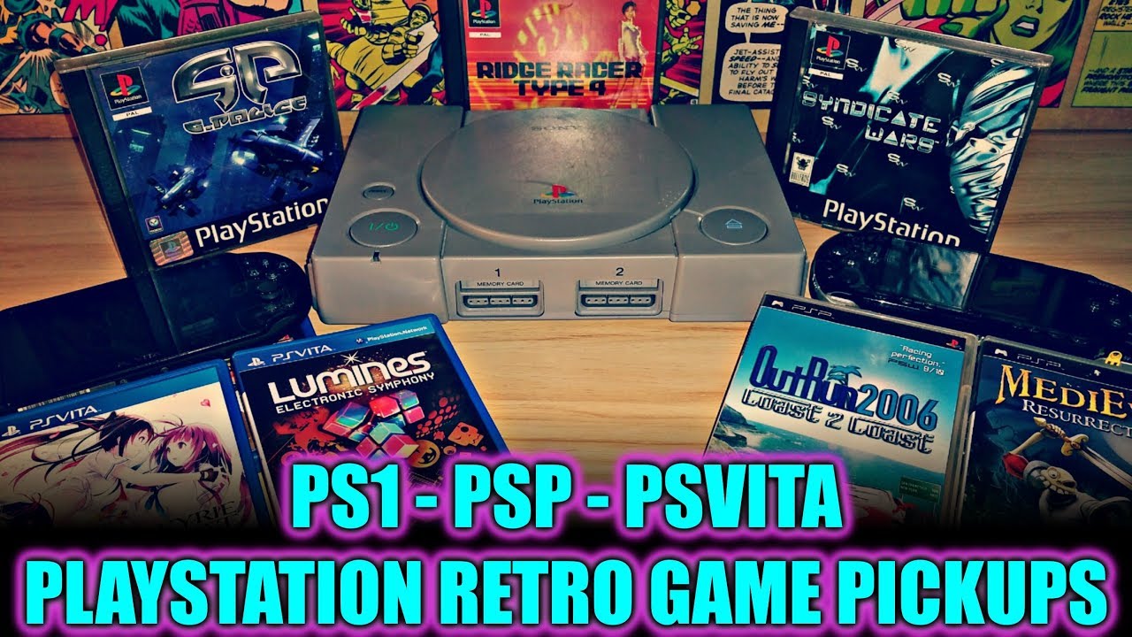 Playstation Retro Game Pickups PS1 PSP and PS Vita YouTube