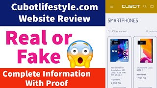 Cubotlifestyle.com Real or Fake | Cubotlifestyle.com Review | Cubot Refurbished Mobile | Scam