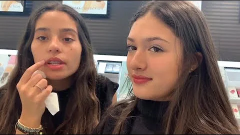 Doing a full face of makeup only using testers