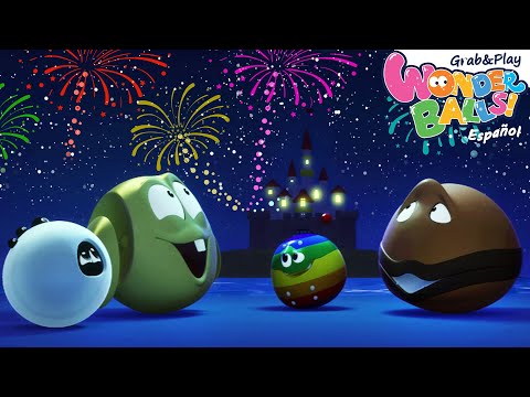 WonderBalls Español | Noche ardiente | Dibujos animados para niños