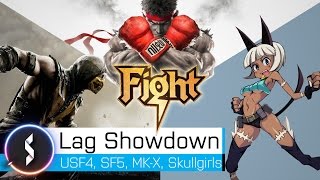 Lag Showdown Street Fighter vs. Mortal Kombat vs. Skullgirls