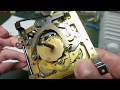 Adjusting the striking of a cuckoo clock movement