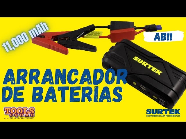 Arrancador a baterías, capacidad: 11000 mAh Surtek AB11