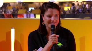 Adeline de Vriendt (My Easy Farm) et Vincent Thavonekham (Factovia) sur Feu de camp de #big2022