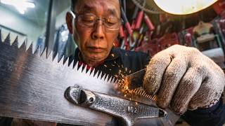 Amazing Skill! A Handmade Saw Crafted by an 80 Year Old Korean Master