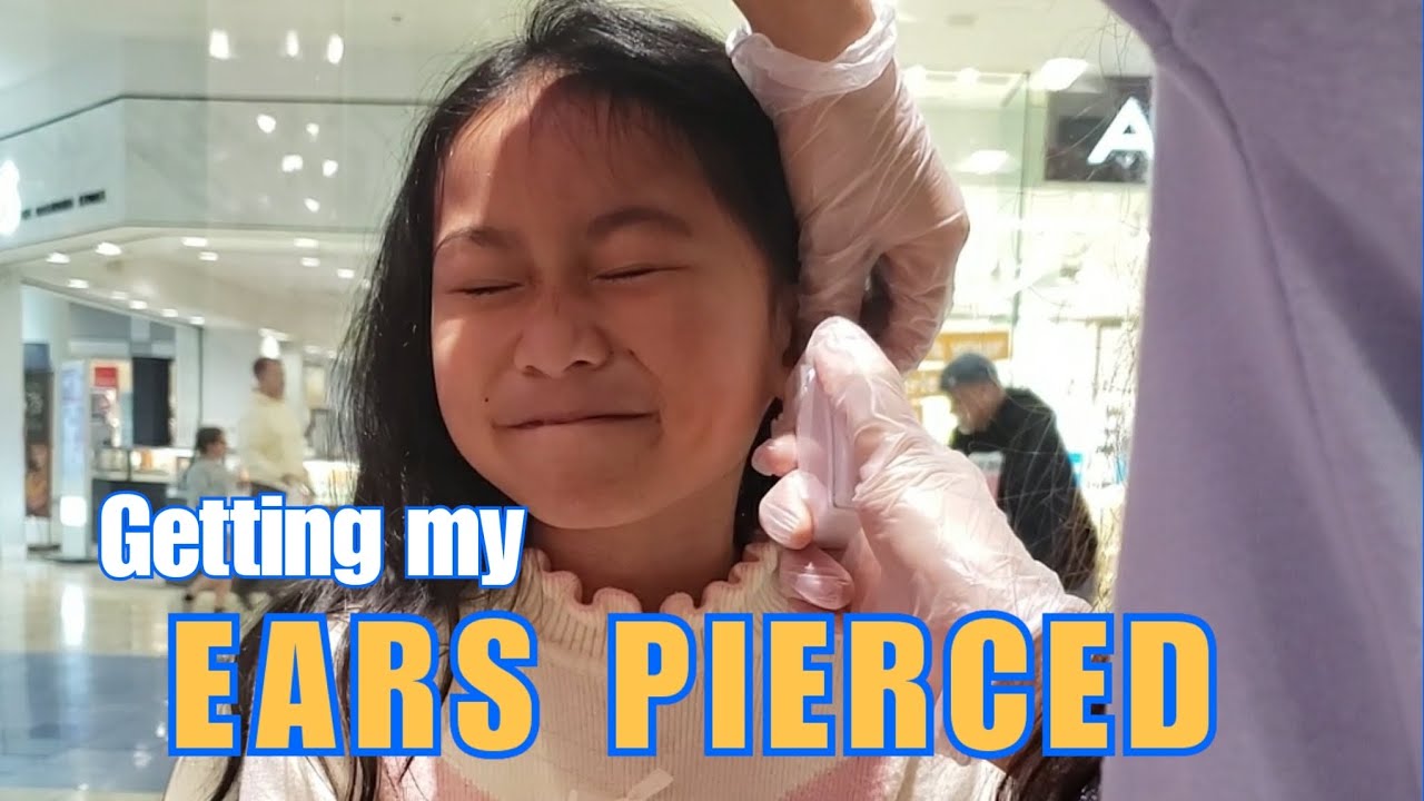 Getting my Ears Pierced! KidsFun Piercing Ouch BraveKids YouTube