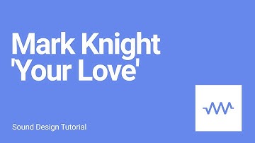 How to make the bass and pad from Mark Knight 