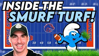 Unveiling the Blue Wonder: Boise State University's Smurf Turf Stadium Spectacle at Albertsons Field