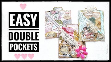 Easy Double Pockets - Junk Journal