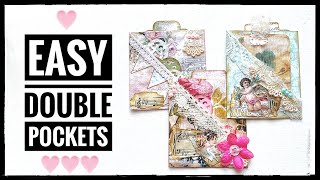 Easy Double Pockets - Junk Journal